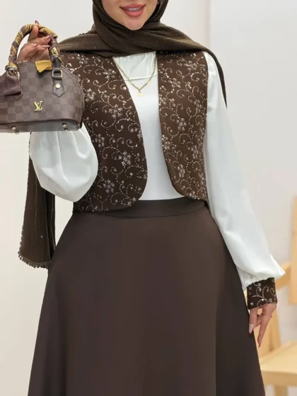 3983- ست سه تیکه مزونی سروناز