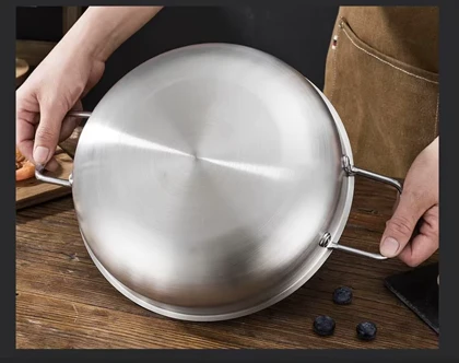 تابه سرو دسته دار گرد و گود سیلور