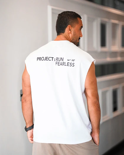 رکابی ورزشی وست NIKE سفید