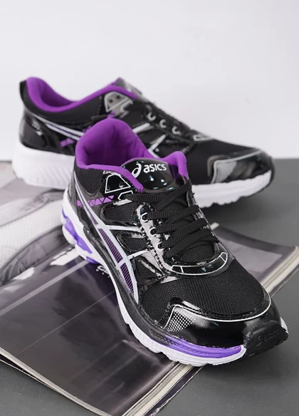 کفش ورزشی مردانه مشکی بنفش مدلRadman