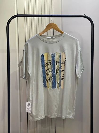 تیشرت طرح ترکیب جین