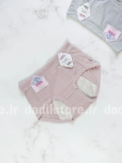 شورتکس قاعدگی نخ پنبه طرح گل