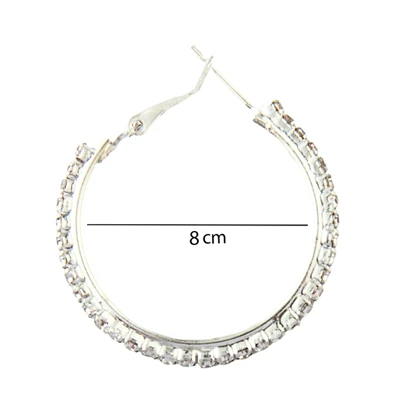 گوشواره زنانه مدل حلقه‌ای تنسی