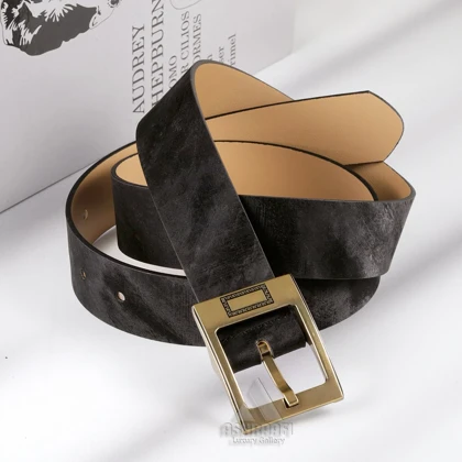 کمربند زنانه پهن Leather Belt BL193