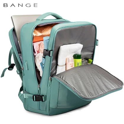 کیف مسافرتی کوله پشتی لپ تاپ 15.6 اینچی اورجینال بنج BANGE 1801