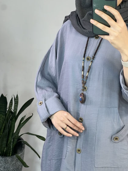 مانتو دکمه دار قاصدک