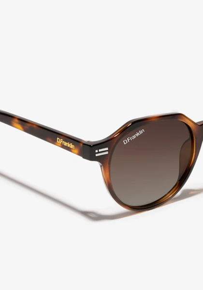 عینک آفتابی دی فرانکلین مدل D.franklin Ultra Light S Round Havana / Brown