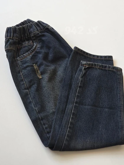 شلوار مام استایل جین سایز بزرگ (942) 8تا20سال