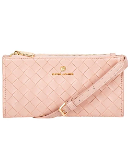 کیف دوشی زنانه چرم مصنوعی دیوید جونز DAVID JONES