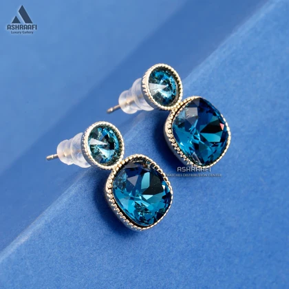 گوشواره طرح جواهر Stone Earrings G1