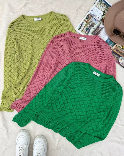 بلوز قلاب بافی کد 5273