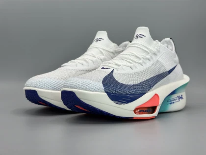 کتانی نایکی آلفا فلای سفید آبی صورتی/Nike Alpha fly
