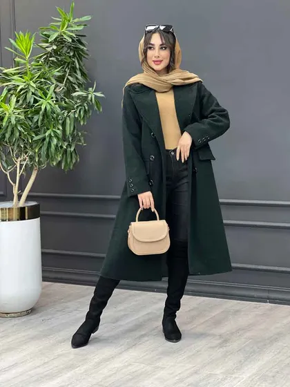 پالتو بلند شش دکمه