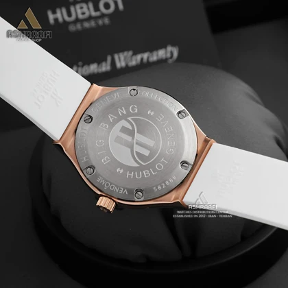ساعت هوبلو سفید نگین‌دار Hublot Big Bang CDW 2