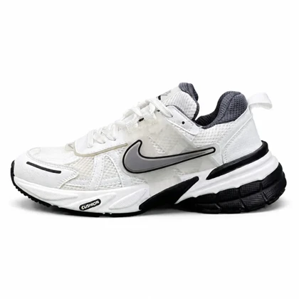 کفش کتانی مردانه نایکی v2k سفید مشکی طوسی NIKE V2K