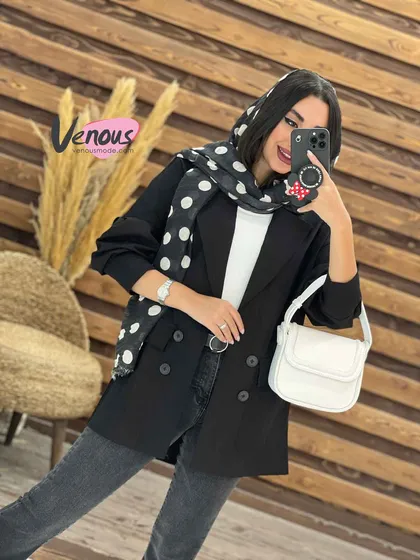 مانتو لینن جیب حلقه