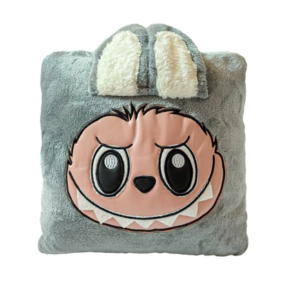 پتو بالشتی مدل لبوبو سایز 180x160 سانتی‌متر