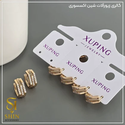 گوشواره زنانه ژوپینگ ، رنگ ثابت ضد حساسیت کدgzx010