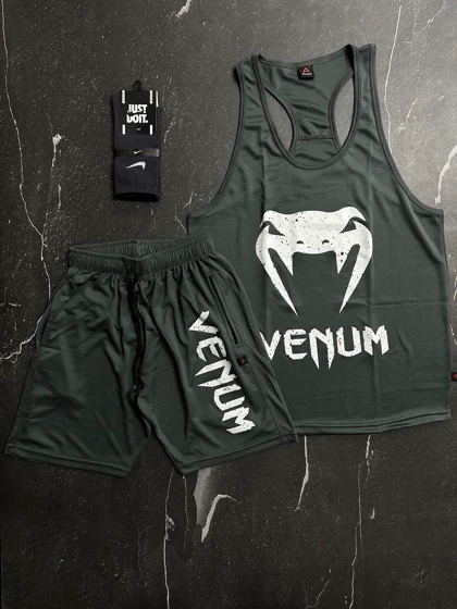 پکیج کد S168 رکابی + شلوارک + جوراب ونوم با 4 رنگ