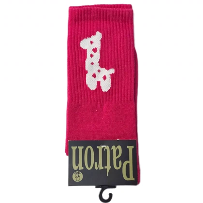 جوراب ساق بلند فانتزی طرح زرافه