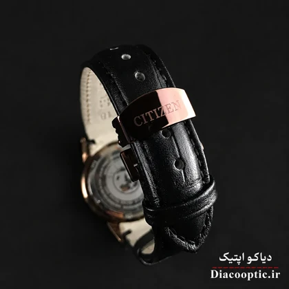 ساعت مچی زنانه موتور ژاپن برند سیتیزن مدل Do1296 چرمی
