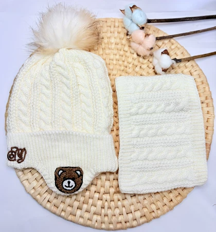 کلاه و شالگردن بچگانه دخترانه و پسرانه