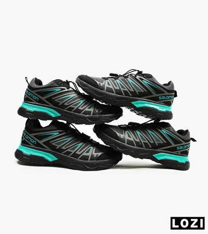 کفش کتانی بزرگ پا مشکی آبی دریایی سالومون Salomon X ULTRA