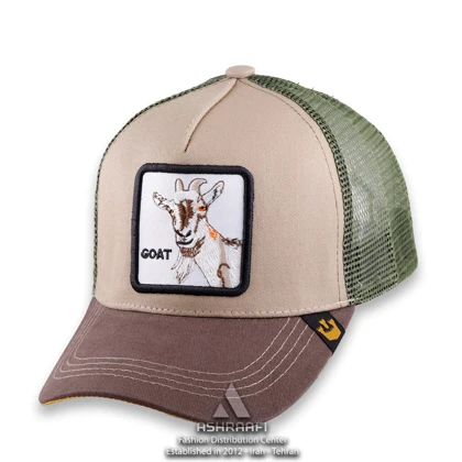 کلاه کپ گورین طرح بز Trucker Cap HA52