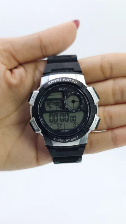 ساعت مچی دیجیتالی مردانه والار Walar طراحی ارتشی