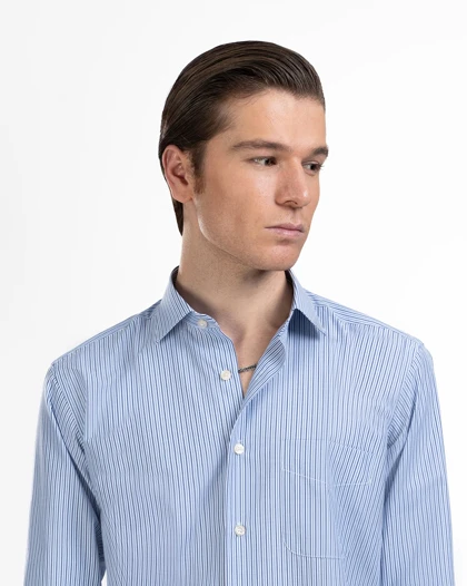 پیراهن مردانه راه راه کد 1812