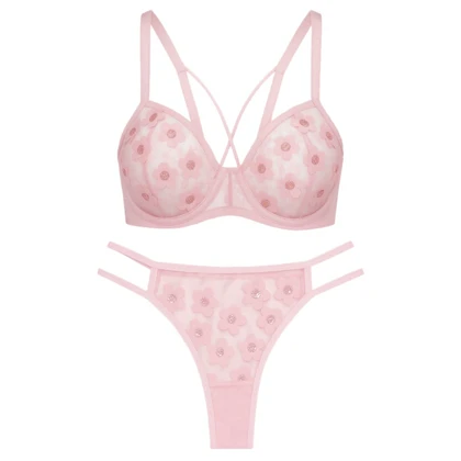 ست شورت و سوتین زنانه کارنا رز مدل فنردار کد 5427