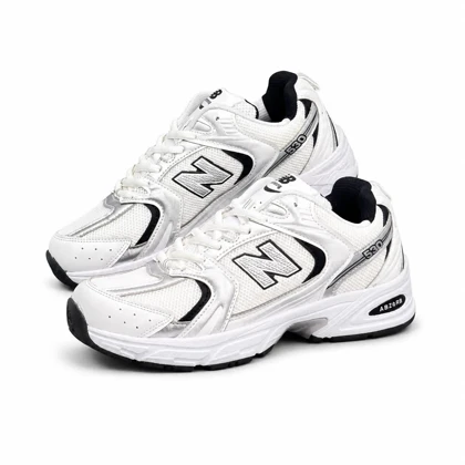 کتانی مردانه مدل نیوبالانس 530 سفید مشکی (کیفیت درحد مستر) New Balance