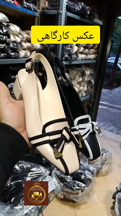 صندل مجلسی پشت‌باز زنانه پاپیون