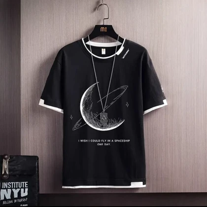 تیشرت آستین کوتاه پنبه