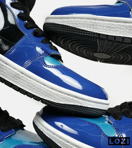 کتانی ساق‌دار زنانه و مردانه آبی مشکی قهوه ای Nike air jordan 1 مدل 6620