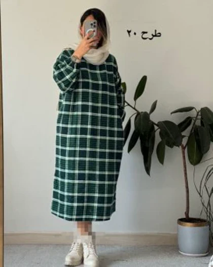 کفتان پشمی چهارخونه دیبا 4