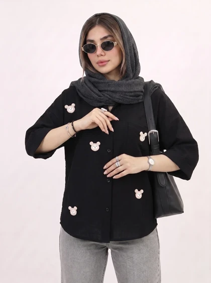 شومیز ینزی عروسکی تک جیب