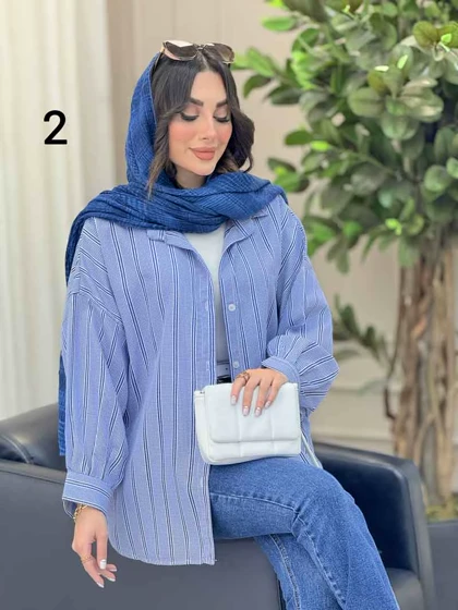 شومیز طرح دار دایانا