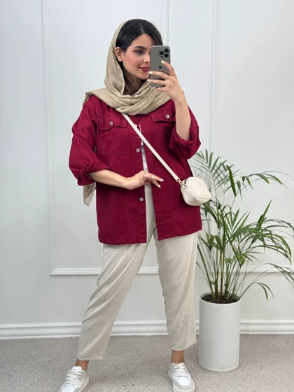 مانتو کتان تمنا