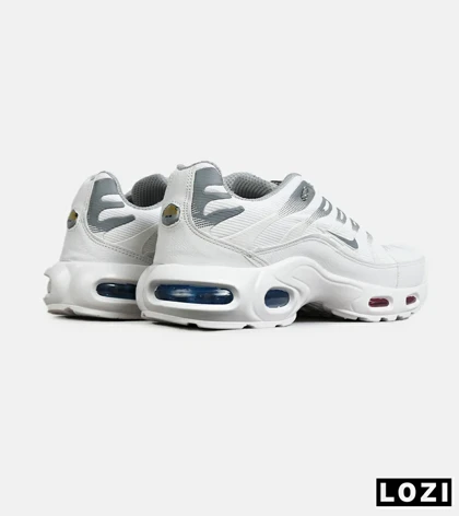 کفش کتانی مردانه و زنانه سفید طوسی NIKE AirMax Plus TN Ultra مدل 7709