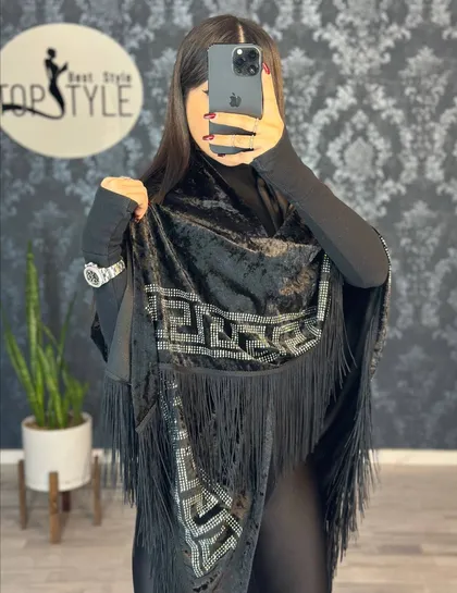 شنل مخمل کد : 7731