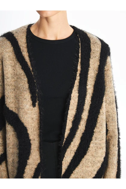 ژاکت کش باف پشمی زنانه اورجینال ال سی وایکیکی lc-waikiki