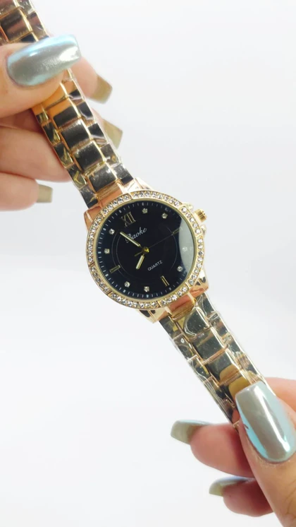 ساعت مچی زنانه باوک Baoke نگین‌دار با موتور کوارتز