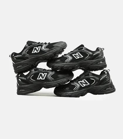 کفش کتانی مردانه و زنانه مشکی NEW BALANCE 530