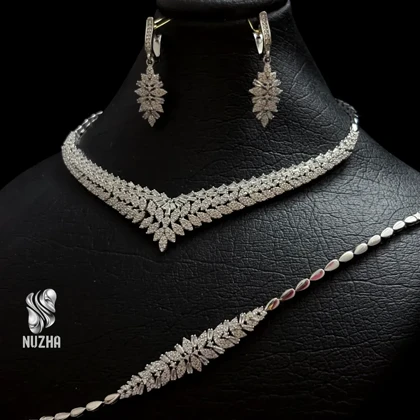 سرویس جواهری نقره زنانه کدsnz1032