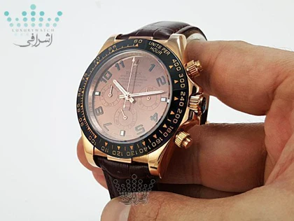 رولکس دیتونا قهوه‌ای رنگ مردانه ROLEX Daytona D17