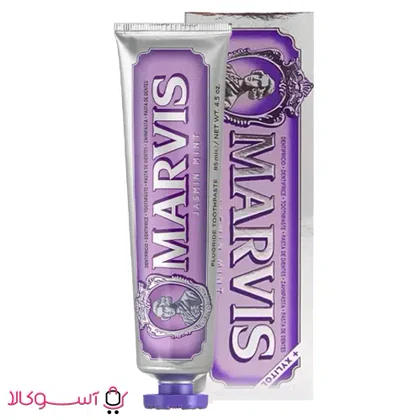 خمیردندان سفید کننده مارویس مدل jasmin mint (نعنا یاس)