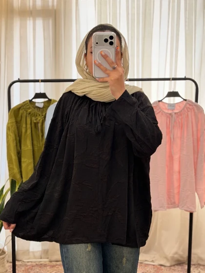 شومیز مانتویی بهاره زنانه