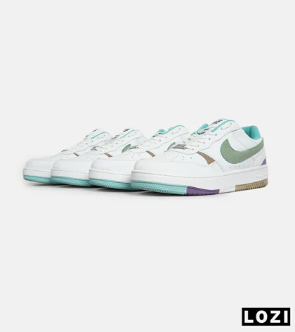 کفش مردانه و زنانه سفید سبز بنفش Nike Gama Force Sail مدل 6682