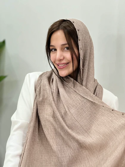 شال پلیسه مروارید